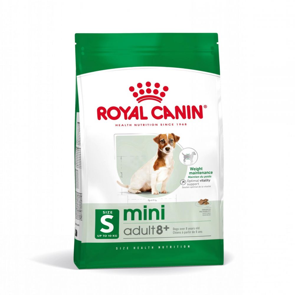 غذای خشک سگ رویال کنین مینی ادالت+8 ROYAL CANIN MINI ADULT+8 - 2KG (مخدوش) - Image 1
