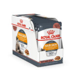 غذای پوچ گربه رویال کنین هیرانداسکین گروی ROYAL CANIN HAIR AND SKIN GARVY 12 * 85G