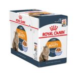 غذای پوچ گربه رویال کنین مدل بیوتی ژلی ROYAL CANIN INTENSE BEAUTY Jelly 85 * 12 G